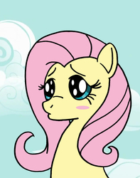 Size: 1589x2018 | Tagged: safe, artist:dragonblood6400, fluttershy, g4, big eyes, cute, duckface, female, solo