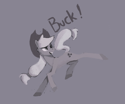 Size: 928x775 | Tagged: safe, artist:enma-darei, applejack, earth pony, pony, g4, female, monochrome, solo