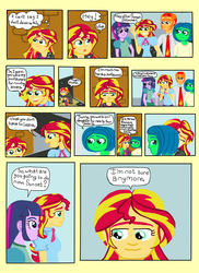 Size: 1700x2338 | Tagged: safe, artist:oneovertwo, sunset shimmer, twilight sparkle, oc, comic:the return of sunset shimmer, equestria girls, g4, comic, parent