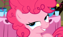 Size: 794x471 | Tagged: safe, screencap, pinkie pie, g4, bedroom eyes, female, filly, foal, messy mane, out of context, solo