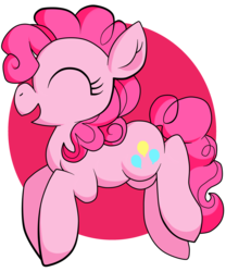 Size: 2500x3000 | Tagged: safe, artist:chop4, pinkie pie, g4, female, happy, pronking, solo