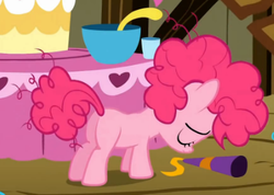 Size: 388x277 | Tagged: safe, screencap, pinkie pie, g4, the cutie mark chronicles, butt, cropped, female, filly, filly pinkie pie, foal, plot, sad, solo, younger