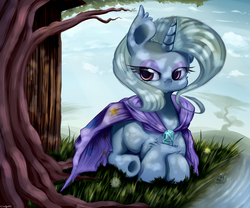Size: 6000x5000 | Tagged: safe, artist:carligercarl, trixie, pony, unicorn, g4, absurd resolution, female, fluffy, mare, solo