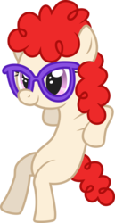 Size: 4000x7772 | Tagged: safe, artist:jeatz-axl, twist, call of the cutie, g4, absurd resolution, cute, female, filly, glasses, simple background, sitting, solo, transparent, transparent background, vector