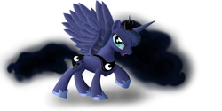 Size: 4000x2000 | Tagged: safe, artist:vladimir-zharkov, princess luna, g4, female, solo