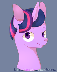 Size: 607x762 | Tagged: safe, artist:sion, twilight sparkle, g4, dusk shine, rule 63, solo