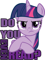 Size: 2400x3200 | Tagged: safe, artist:itsjustred, twilight sparkle, g4, bookhorse, do you even lift, female, meme, purple text, solo