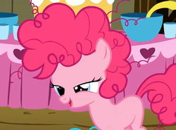 Size: 595x440 | Tagged: safe, screencap, pinkie pie, g4, the cutie mark chronicles, faic, female, filly, foal, kinky, lidded eyes, messy mane, solo
