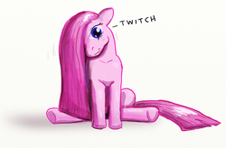 Size: 840x552 | Tagged: safe, artist:capt_hairball, pinkie pie, g4, female, pinkamena diane pie, solo, twitch