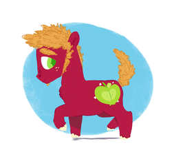 Size: 1177x1025 | Tagged: safe, artist:burrburro, big macintosh, earth pony, pony, g4, male, solo, stallion