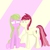 Size: 1600x1600 | Tagged: safe, artist:furfez, daisy, flower wishes, roseluck, g4, duo, licking