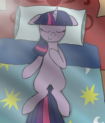 Size: 1700x2000 | Tagged: safe, artist:diego-spike, twilight sparkle, g4, bed, female, sleeping, solo