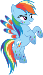 Size: 1024x1750 | Tagged: safe, artist:benybing, rainbow dash, pegasus, pony, g4, colored wings, female, flying, mare, multicolored wings, rainbow power, rainbow wings, simple background, solo, transparent background, vector