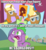 Size: 640x692 | Tagged: safe, screencap, spike, trenderhoof, dragon, pony, unicorn, g4, my little pony: friendship is magic, simple ways, image macro, male, skunk stripe, stallion, the fairly oddparents