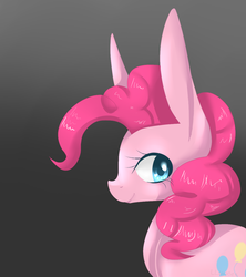 Size: 1077x1212 | Tagged: safe, artist:llamabee, pinkie pie, g4, female, impossibly large ears, solo