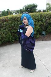 Size: 1366x2048 | Tagged: safe, artist:chiara scuro, princess luna, human, g4, cosplay, irl, irl human, photo, solo