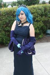 Size: 1366x2048 | Tagged: safe, artist:chiara scuro, princess luna, human, g4, cosplay, irl, irl human, photo, solo