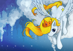 Size: 2480x1748 | Tagged: safe, artist:kuang-han, oc, oc only, pegasus, pony, cloud, cloudy, crown, solo