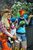 Size: 640x960 | Tagged: safe, artist:katiebobbaseball11, applejack, rainbow dash, tank, winona, human, g4, chaps, clothes, convention, cosplay, duo, gloves, goggles, irl, irl human, outdoors, pet, photo, plushie, sakura con, sakura con 2013