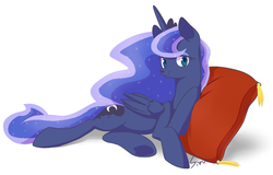 Size: 780x500 | Tagged: safe, artist:sion, princess luna, g4, cushion, female, pillow, solo