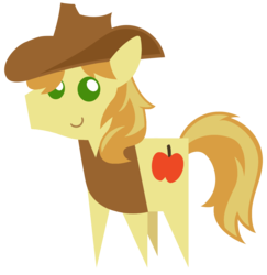 Size: 1381x1419 | Tagged: safe, braeburn, g4, male, pointy ponies, simple background, solo, transparent background