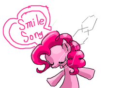 Size: 552x402 | Tagged: safe, artist:yajima, pinkie pie, g4, female, pixiv, smile song, solo