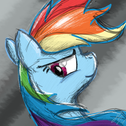 Size: 1024x1024 | Tagged: safe, artist:seiki5x, rainbow dash, g4, female, solo