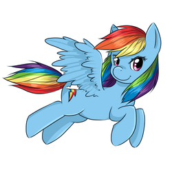 Size: 1000x1000 | Tagged: safe, artist:lyllisa, rainbow dash, g4, female, solo