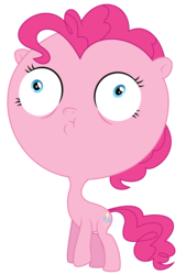 Size: 6000x8894 | Tagged: safe, artist:masem, pinkie pie, earth pony, pony, g4, simple ways, .svg available, absurd resolution, airhead, balloon, female, simple background, solo, transparent background, vector, wat
