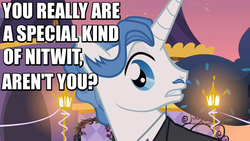 Size: 640x360 | Tagged: safe, edit, edited screencap, screencap, fancypants, pony, unicorn, g4, sweet and elite, clothes, image macro, looking at you, male, reaction image, solo, stallion, suit