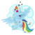 Size: 1000x1004 | Tagged: safe, artist:zaricat, rainbow dash, g4, cloud, female, simple background, sleeping, solo, transparent background