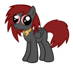 Size: 450x400 | Tagged: safe, oc, oc only, pegasus, pony, amulet, derp, exploitable meme, happy, hey you, i have no idea, meme, not a care in the world, solo