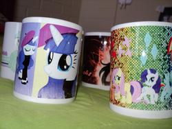 Size: 960x720 | Tagged: safe, artist:totoroxvi, fluttershy, lyra heartstrings, octavia melody, rainbow dash, rarity, g4, coffee mug