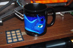 Size: 3872x2592 | Tagged: safe, artist:beffles, princess luna, g4, coffee mug