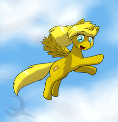 Size: 550x572 | Tagged: safe, artist:ethanqix, oc, oc only, oc:ticket, alicorn, pony, alicorn oc, solo