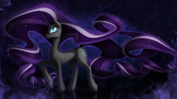 Size: 3200x1805 | Tagged: safe, artist:shaadorian, nightmare rarity, g4, female, solo