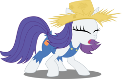 Size: 8000x5168 | Tagged: safe, artist:qcryzzy, rarity, pony, g4, simple ways, absurd resolution, eyes closed, female, open mouth, screaming, simple background, solo, transparent background, vector