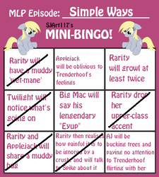 Size: 460x510 | Tagged: safe, derpy hooves, g4, simple ways, bingo, mini-bingo, predictions