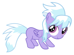 Size: 3661x2717 | Tagged: safe, artist:paulysentry, cloudchaser, pegasus, pony, g4, .ai available, blank flank, female, filly, simple background, smiling, solo, transparent background, vector