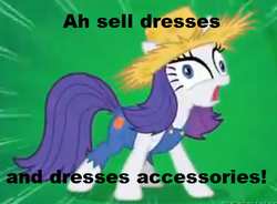 Size: 471x346 | Tagged: safe, screencap, rarity, pony, unicorn, g4, season 1, simple ways, derp, image macro, king of the hill, rarihick, solo, tail, tail hole