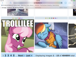 Size: 2048x1536 | Tagged: safe, cheerilee, rainbow dash, scootaloo, derpibooru, g4, exploitable meme, ios, ipad, juxtaposition, juxtaposition fail, juxtaposition win, meme, meta, sleeping