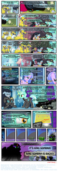 Size: 940x2771 | Tagged: safe, artist:ponymaan, king sombra, lyra heartstrings, oc, comic:by skywalker's hand, g4, comic, royal guard
