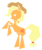 Size: 5000x6000 | Tagged: safe, artist:flamevulture17, applejack, earth pony, pony, g4, absurd resolution, angular, female, rearing, simple background, solo