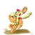 Size: 2000x2000 | Tagged: safe, artist:captainpudgemuffin, apple bloom, applejack, g4, apple bloom riding applejack, ponies riding ponies, riding