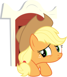 Size: 3599x4125 | Tagged: safe, artist:reginault, applejack, earth pony, pony, g4, my little pony: friendship is magic, simple ways, female, high res, simple background, solo, transparent background, vector