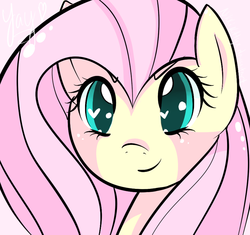 Size: 850x800 | Tagged: safe, artist:starshame, fluttershy, g4, female, solo, wingding eyes