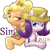 Size: 1000x1000 | Tagged: safe, artist:yajima, applejack, rarity, g4, simple ways, applejewel, rarihick