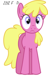 Size: 874x1397 | Tagged: safe, artist:flash-draw, cherry berry, earth pony, pony, g4, putting your hoof down, season 2, .ai available, .svg available, cherry berry is not amused, cherrybetes, cute, female, frown, mare, simple background, solo, transparent background, unamused, vector