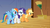 Size: 1366x768 | Tagged: safe, screencap, applejack, rainbow dash, rarity, pony, g4, the show stoppers