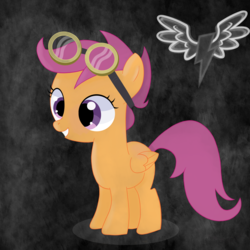 Size: 4000x4000 | Tagged: safe, artist:miaowwww, scootaloo, g4, female, goggles, solo